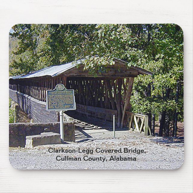 Clarkson Covered Bridge Alabama  Mouse Mat (Front)