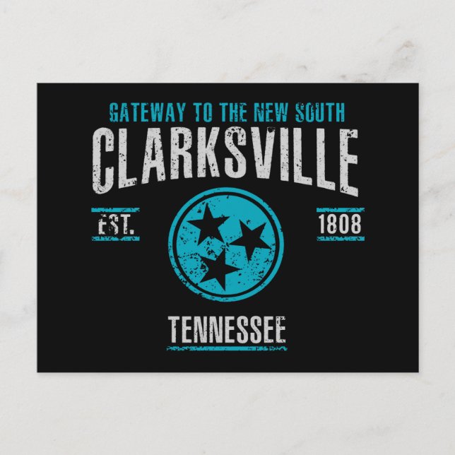 Clarksville Postcard (Front)