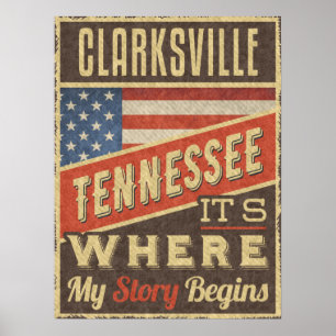 Clarksville Tennessee Poster