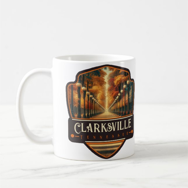 Clarksville, Tennessee | Vintage Coffee Mug (Left)
