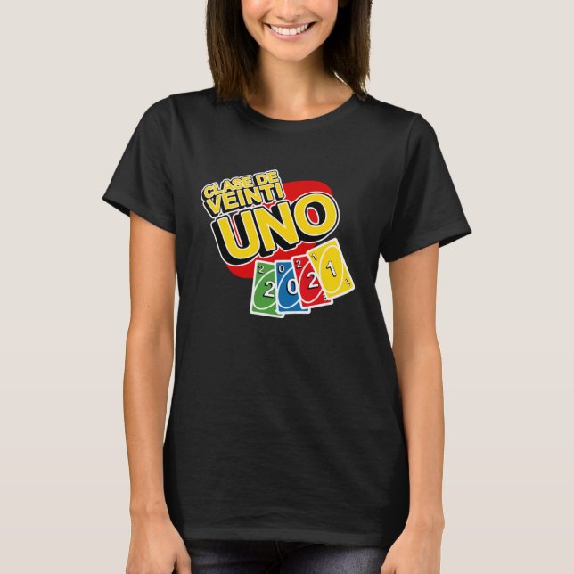 Clase de 2021 Senior Year Gamer Twenty-Uno Style G T-Shirt (Front)