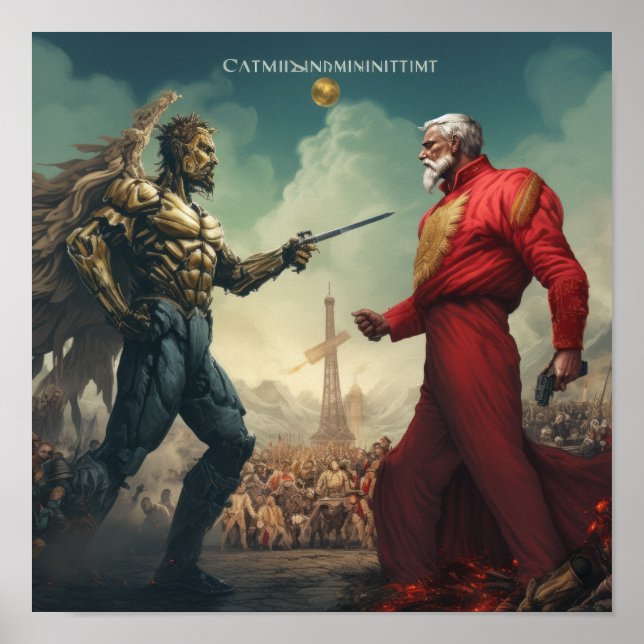 Clash of Ideologies: Capitalism vs. Communism Post Poster (Front)