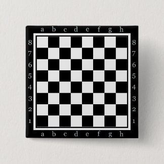 clasic chess table 15 cm square badge