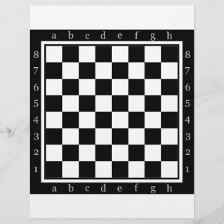 clasic chess table flyer