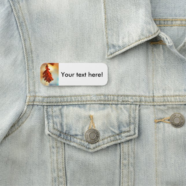 Clasic name tag portrait template (In Situ)