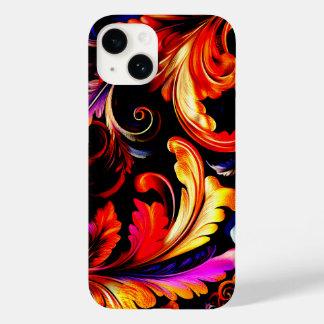 Clasic Red Blended Pattern Case-Mate iPhone 14 Case