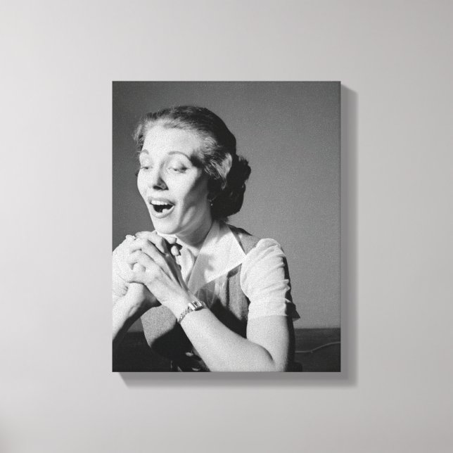 Clasped Hands Canvas Print (Front)