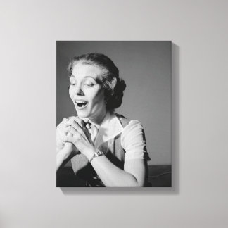 Clasped Hands Canvas Print