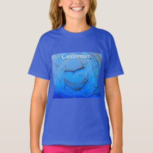 Clasped hands design T-Shirt