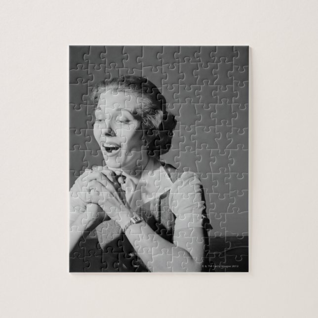 Clasped Hands Jigsaw Puzzle (Vertical)