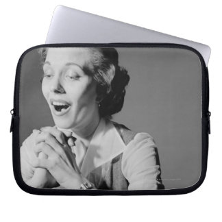 Clasped Hands Laptop Sleeve