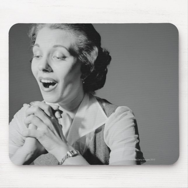 Clasped Hands Mouse Mat (Front)