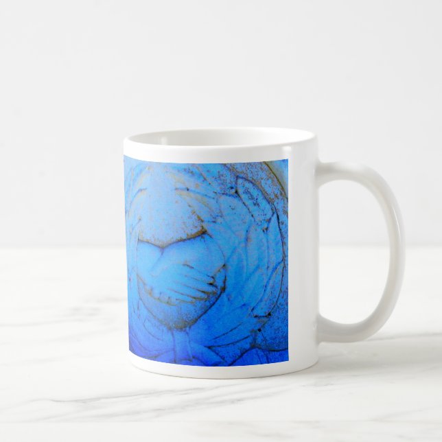 clasped hands mug (Right)