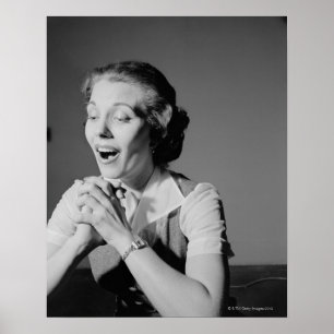 Clasped Hands Poster