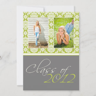 Class 2012 Damask Graduation SCROLL DOWN for 2013 Invitation