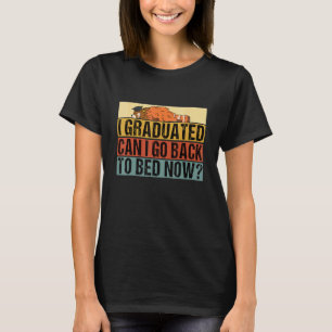 Class 2022 Can I Go Back To Bed Now Red Panda Grad T-Shirt