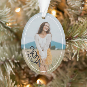 Class 2024 Graduation Photo Ornament