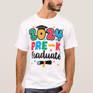 Class 2024 Pre-K Graduate Preschool Graduation Kid T-Shirt
