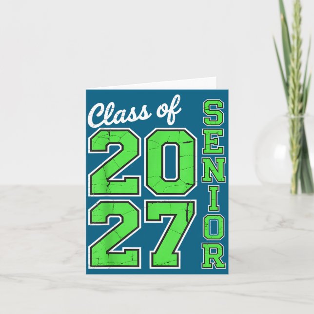 Class 2027 Senior 27 High Card (Front)
