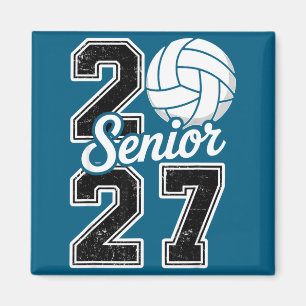 Class 2027 Volleyball Senior 2027 Design Magnet
