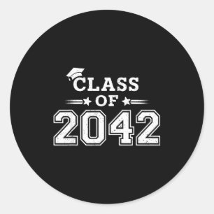 Class 2042 classic round sticker