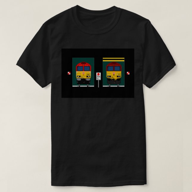 CLASS 66 LOCOMOTIVES 3 T-Shirt (Design Front)