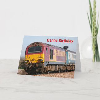Class 67 diesel loco 67022  Happy Birthday Card