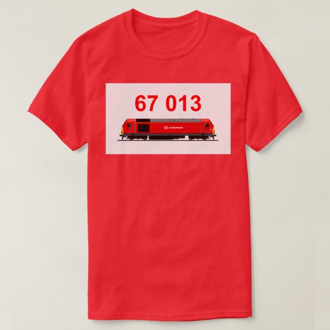 Class 67 LOCOMOTIVE T-Shirt (Design Front)