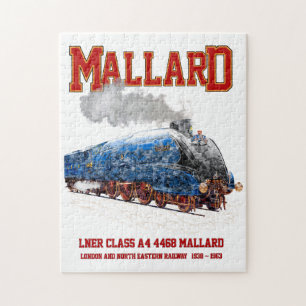 Class A4 Mallard - World Fastest Steam Locomotive Jigsaw Puzzle