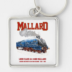 Class A4 Mallard - World Fastest Steam Locomotive Key Ring