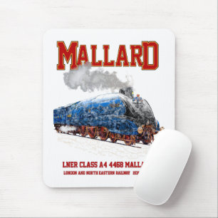 Class A4 Mallard - World Fastest Steam Locomotive Mouse Mat