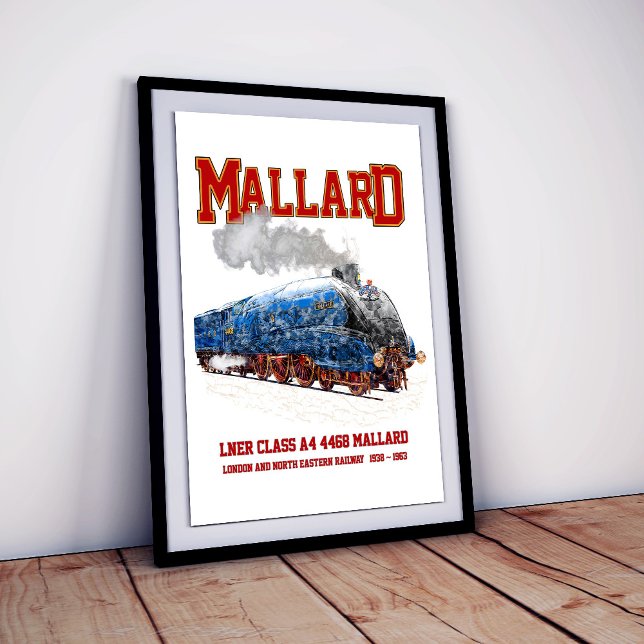 Class A4 Mallard - World Fastest Steam Locomotive Poster (Creator Uploaded)