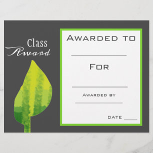 Class award science plant subject student