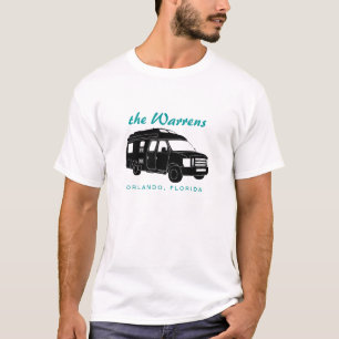 Class B Motorhome / Camper Van Silhouette Graphic T-Shirt