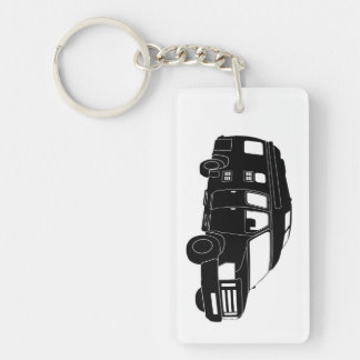 Class B Motorhome / Camper Van Silhouette Keychain