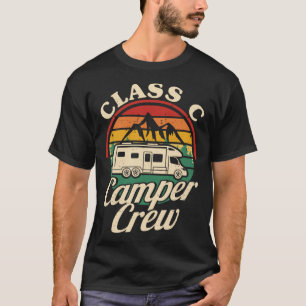 Class C Camper Crew RV Camping Matching Family Men T-Shirt