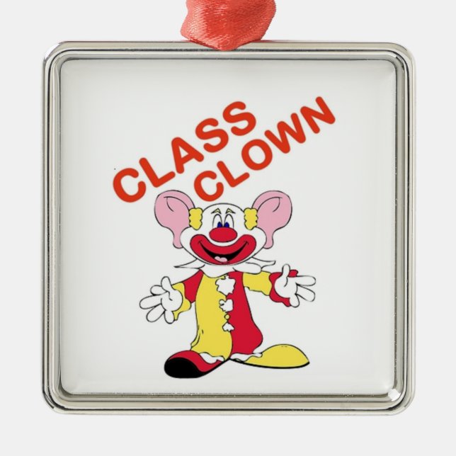 CLASS CLOWN METAL TREE DECORATION (Front)