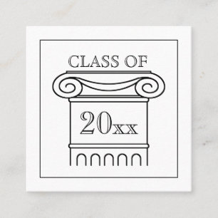 Class Graduation Insert Announcement Enclosure