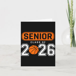 Class Graduation Senior 26 Basketball Card