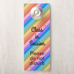 Class in Session, Test in Progress Door Hanger