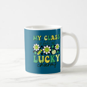 Class is full of lucky charms st patricks day coffee mug