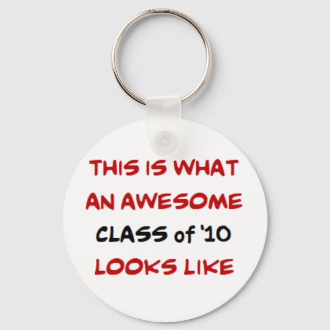 class of '10, awesome key ring (Front)
