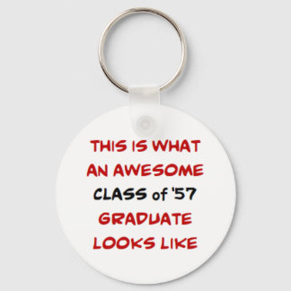 class of 1957 graduate, awesome keychain