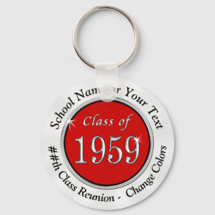Class of 1959 Cheap Class Reunion Gift Ideas Key Ring