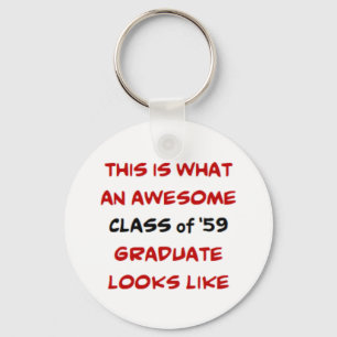class of 1959 graduate, awesome keychain