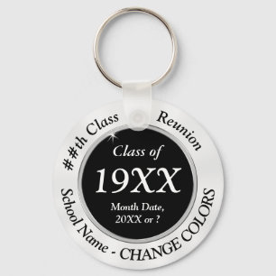 Class of 1968, Cheap 50th Class Reunion Keychains