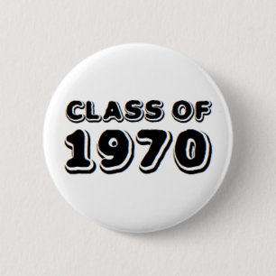 class of 1970 6 cm round badge