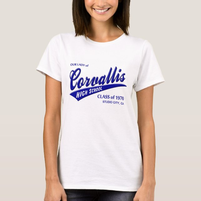 Class of 1970 Our Lady of Corvallis High School T-Shirt (Front)