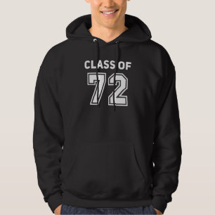 Class Of 1972 College Highschool Reunion Class Of Hoodie