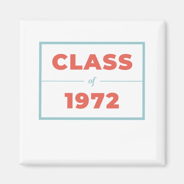 Class of 1972 magnet (Front)
